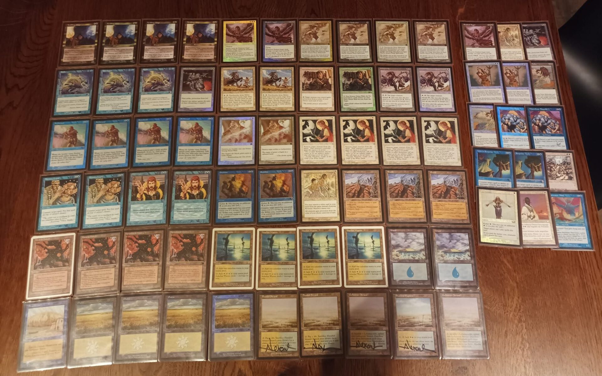 RW Armageddon vs Mono Blue, Old School Magic the Gathering - MTG 93/94